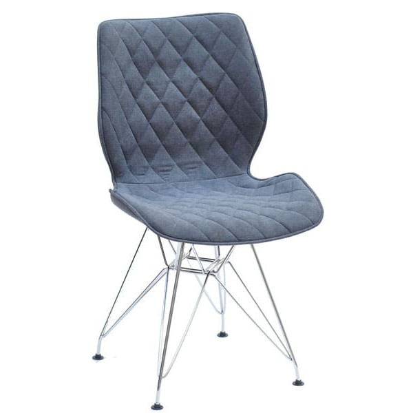 Стілець Onder Mebli Nolan CH-ML Світло-сірий SH-1 Шеніл-0