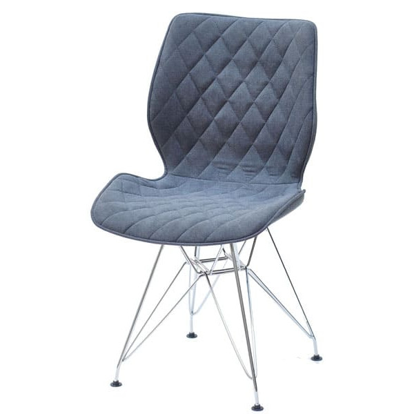 Стілець Onder Mebli Nolan CH-ML Світло-сірий SH-1 Шеніл-1