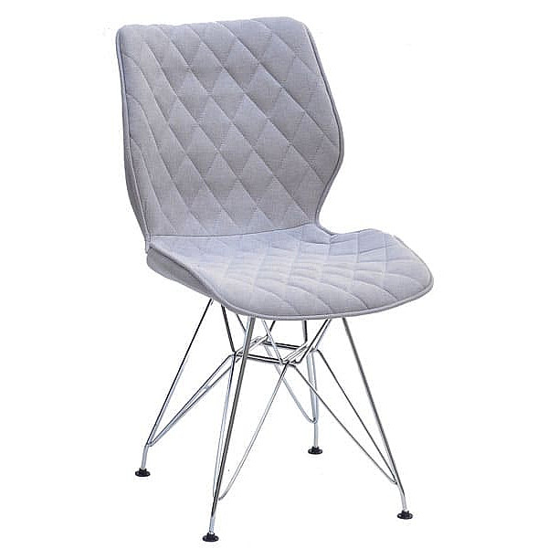 Стул Onder Mebli Nolan CH-ML Светло-серый SH-3 Шенилл-0