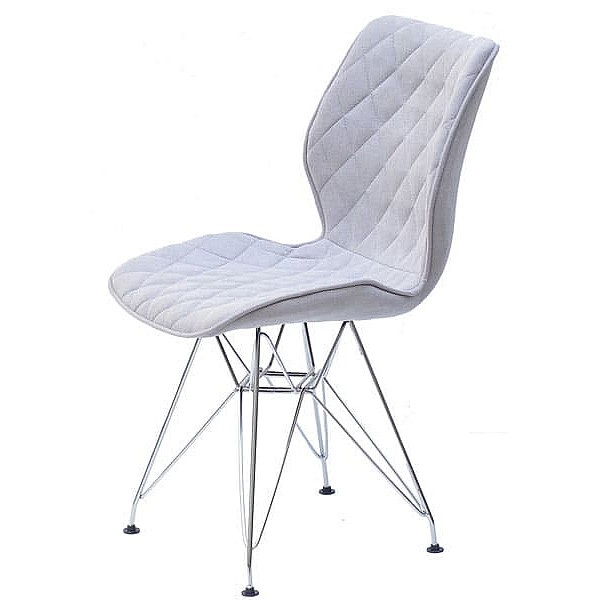 Стул Onder Mebli Nolan CH-ML Светло-серый SH-3 Шенилл-3