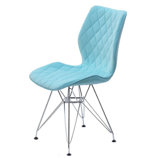 Стул Onder Mebli Nolan CH-ML Голубой B-1019 Бархат-3