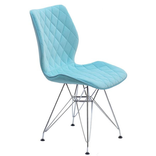 Стул Onder Mebli Nolan CH-ML Голубой B-1019 Бархат-2