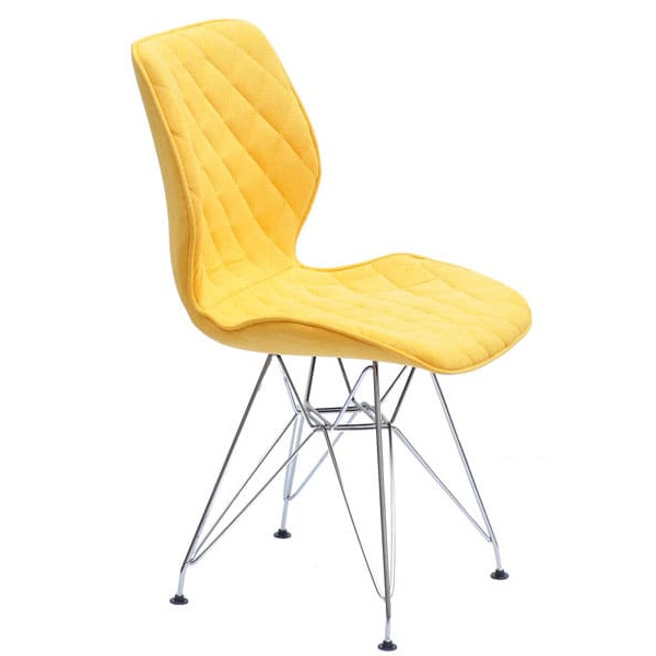 Стілець Onder Mebli Nolan CH-ML Жовтий SH-5 Шеніл-2