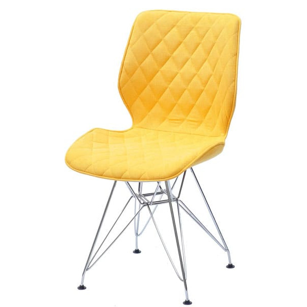 Стілець Onder Mebli Nolan CH-ML Жовтий SH-5 Шеніл-1