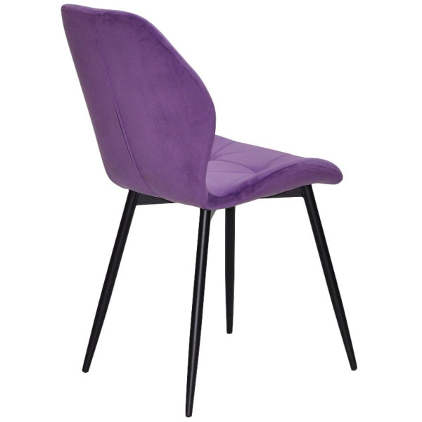 Стілець Onder Mebli REMI BK Пурпуровий QR-857 Оксамит-4