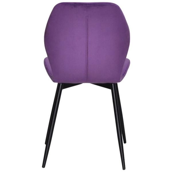 Стілець Onder Mebli REMI BK Пурпуровий QR-857 Оксамит-5