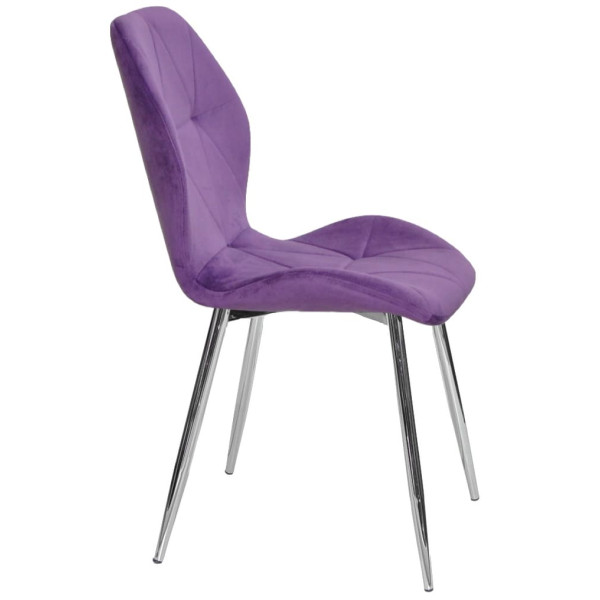 Стул Onder Mebli REMI CH Пурпурный QR-857 Бархат-1