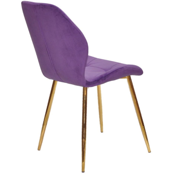 Стілець Onder Mebli REMI GD Пурпуровий QR-857 Оксамит-2