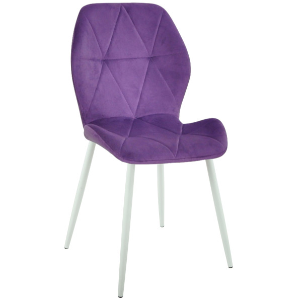 Стул Onder Mebli REMI WT Пурпурный QR-857 Бархат-0