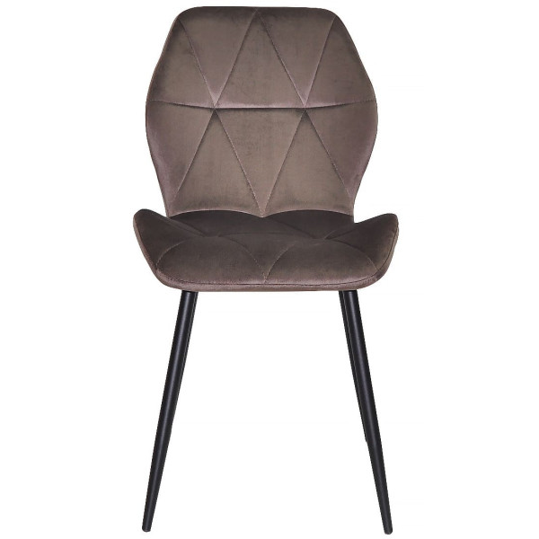 Стілець Onder Mebli REMI BK Шоколад UC-908 Оксамит-0