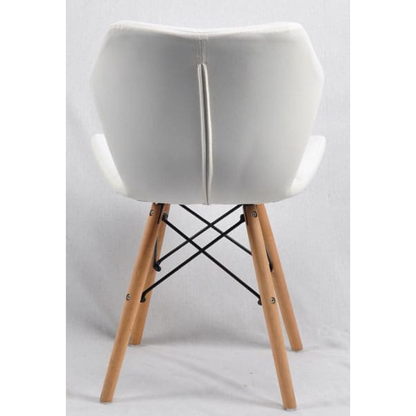 Стілець Onder Mebli Greg Білий Екошкіра-5