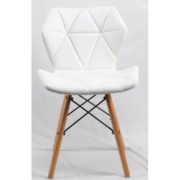 Стілець Onder Mebli Greg Білий Екошкіра-3