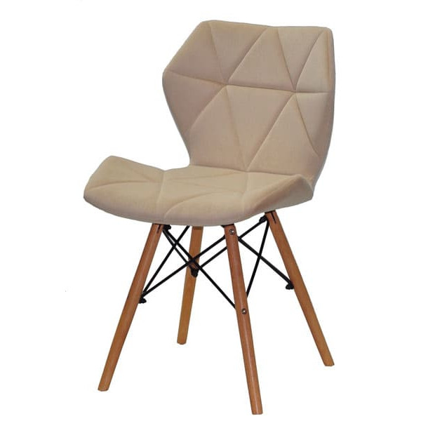 Стілець Onder Mebli Greg Бежевий B-1005 Оксамит-1