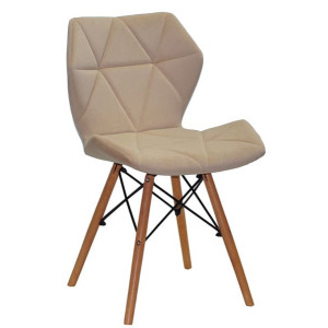 Стілець Onder Mebli Greg Бежевий B-1005 Оксамит