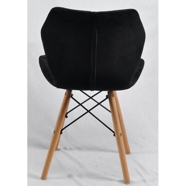 Стілець Onder Mebli Greg Чорний B-1011 Оксамит-2