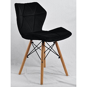 Стул Onder Mebli Greg Черный B-1011 Бархат