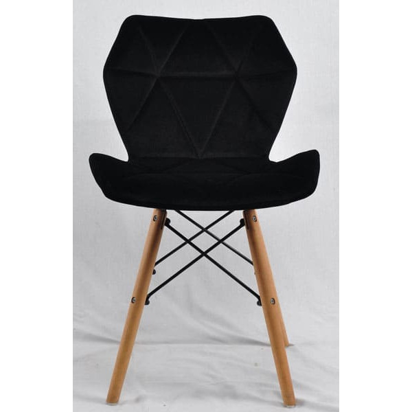 Стілець Onder Mebli Greg Чорний B-1011 Оксамит-1