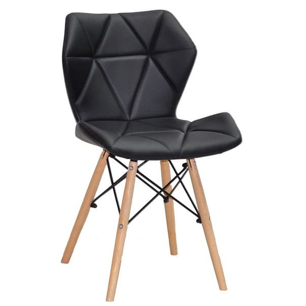Стул Onder Mebli Greg Черный Экокожа-0