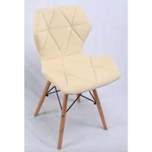 Стілець Onder Mebli Greg Молочний B-1020 Оксамит