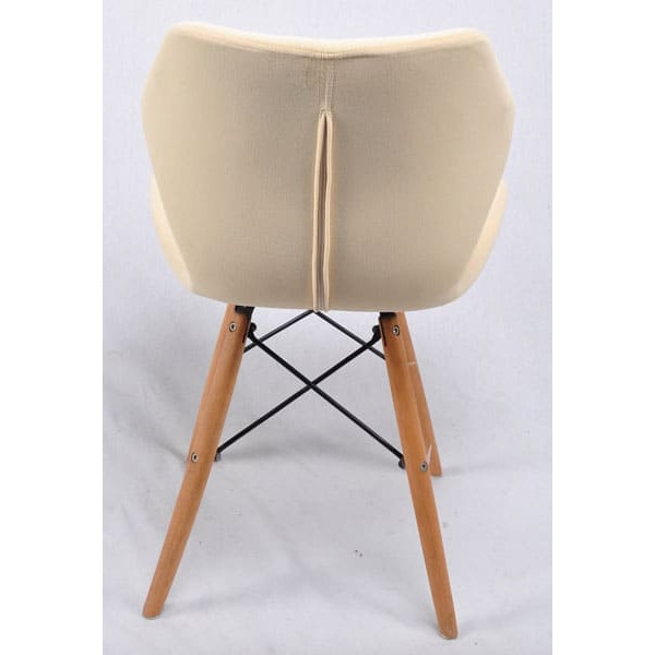 Стілець Onder Mebli Greg Молочний B-1020 Оксамит-2