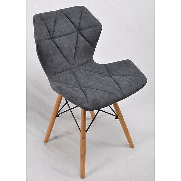 Стул Onder Mebli Greg Светло-серый SH-1 Шенилл-0