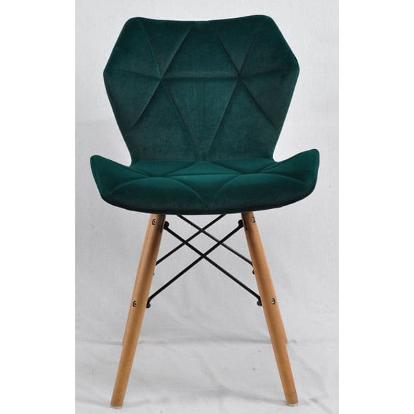 Стілець Onder Mebli Greg Зелений B-1003 Оксамит-1