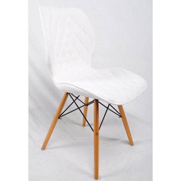 Стілець Onder Mebli Nolan Білий SH-4 Шеніл-1