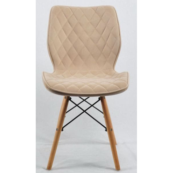 Стілець Onder Mebli Nolan Бежевий B-1005 Оксамит-3