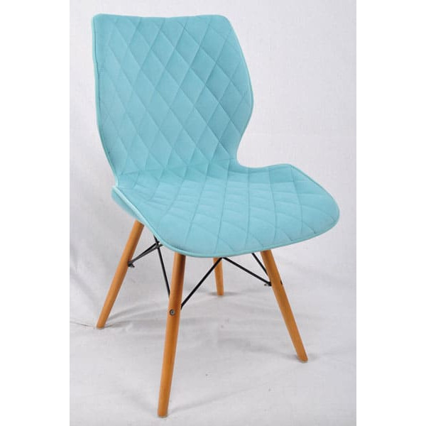 Стул Onder Mebli Nolan Голубой B-1019 Бархат-0