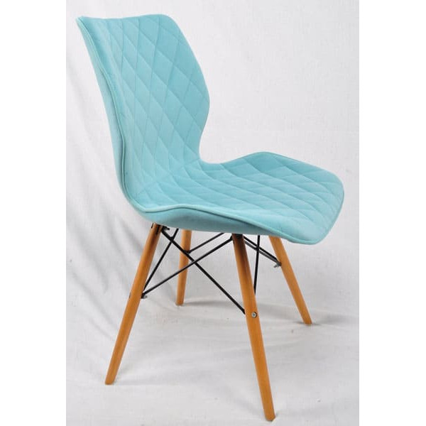 Стул Onder Mebli Nolan Голубой B-1019 Бархат-1