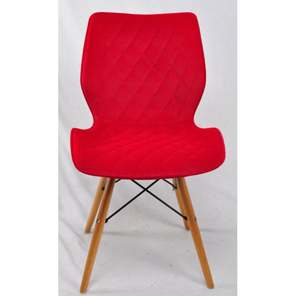 Стілець Onder Mebli Nolan Червоний B-1016 Оксамит-2