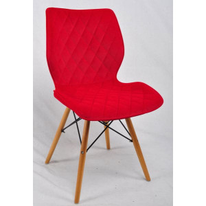 Стілець Onder Mebli Nolan Червоний B-1016 Оксамит
