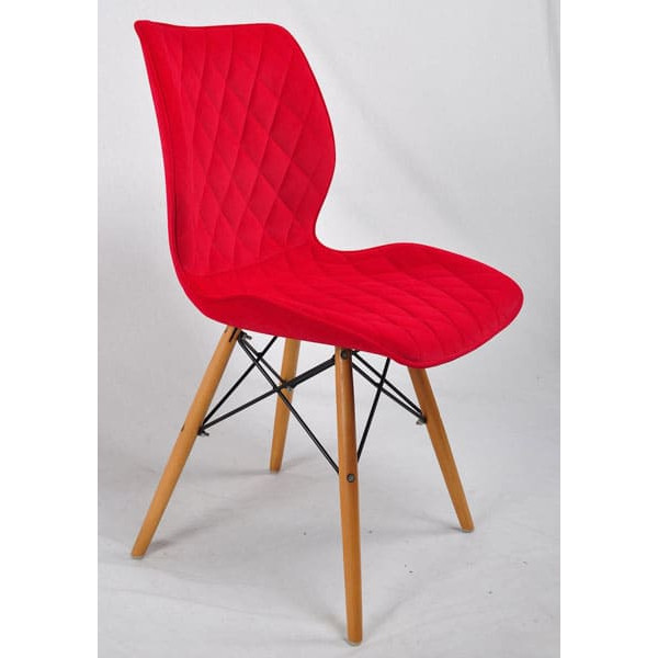 Стілець Onder Mebli Nolan Червоний B-1016 Оксамит-1
