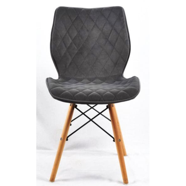 Стілець Onder Mebli Nolan Сірий B-1004 Оксамит-2