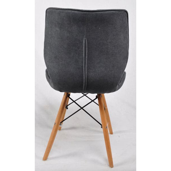 Стілець Onder Mebli Nolan Світло-сірий SH-1 Шеніл-3