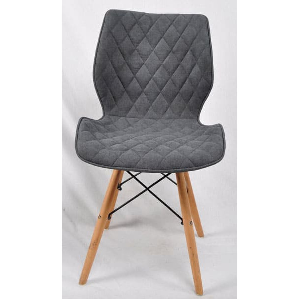 Стілець Onder Mebli Nolan Світло-сірий SH-1 Шеніл-1