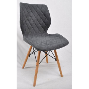 Стілець Onder Mebli Nolan Світло-сірий SH-1 Шеніл