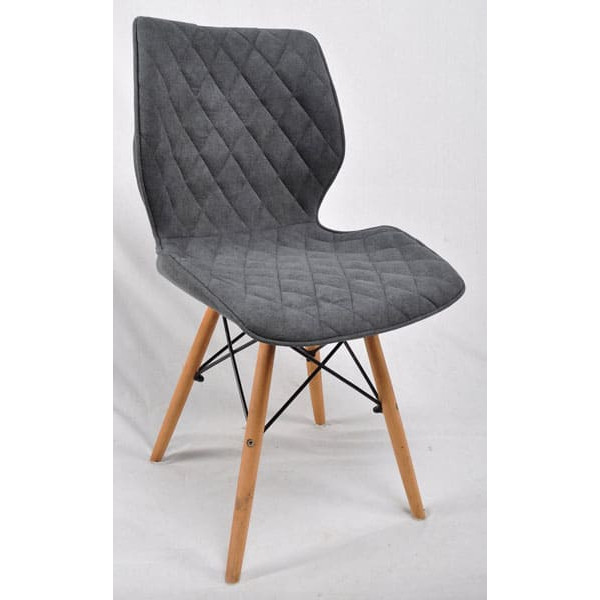 Стілець Onder Mebli Nolan Світло-сірий SH-1 Шеніл-0