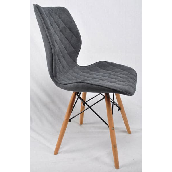 Стілець Onder Mebli Nolan Світло-сірий SH-1 Шеніл-2