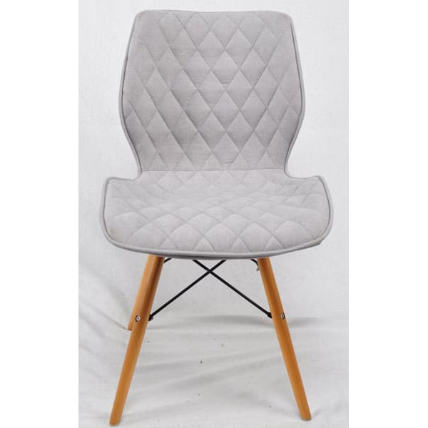 Стілець Onder Mebli Nolan Світло-сірий SH-3 Шеніл-1