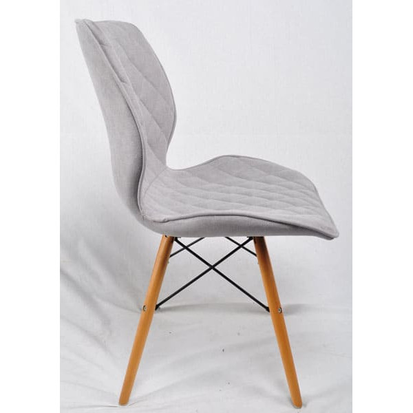 Стілець Onder Mebli Nolan Світло-сірий SH-3 Шеніл-2