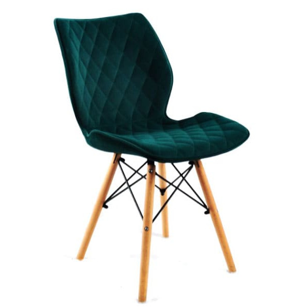 Стілець Onder Mebli Nolan Зелений B-1003 Оксамит-0
