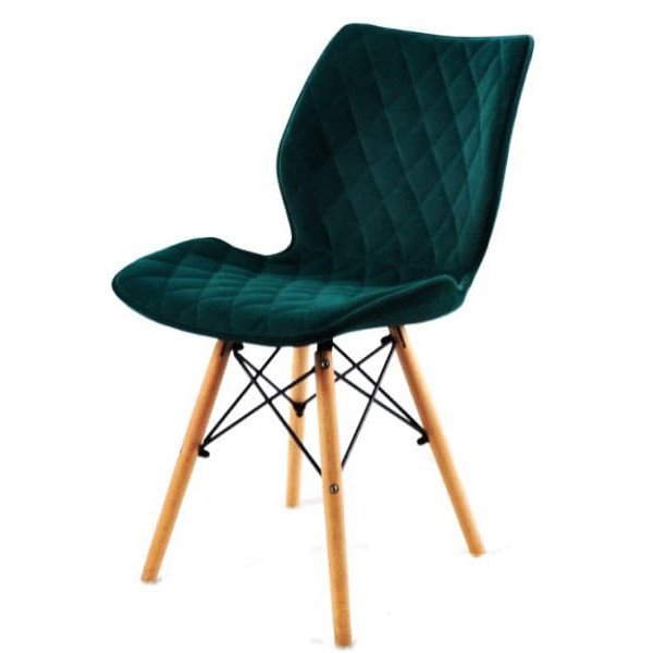 Стілець Onder Mebli Nolan Зелений B-1003 Оксамит-1