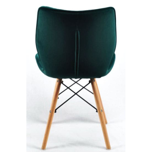 Стілець Onder Mebli Nolan Зелений B-1003 Оксамит-4
