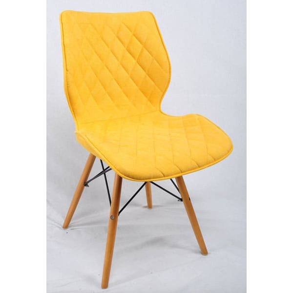 Стул Onder Mebli Nolan Желтый SH-5 Шенилл-1