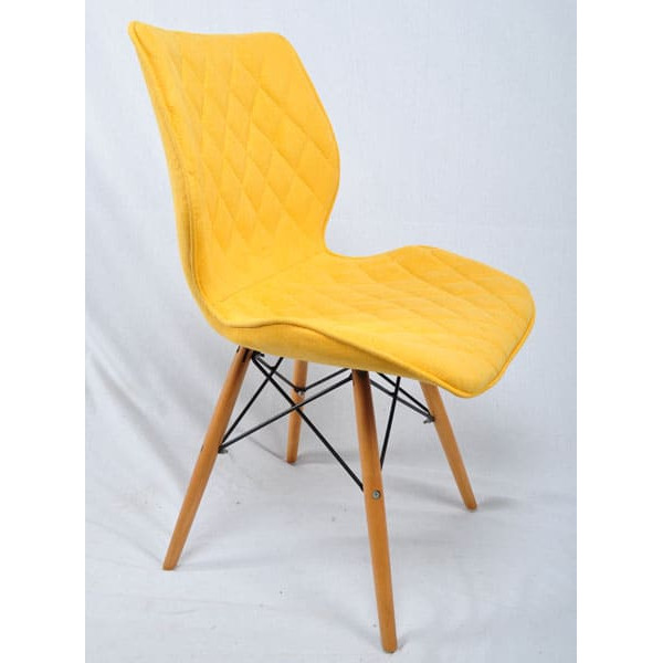 Стул Onder Mebli Nolan Желтый SH-5 Шенилл-2