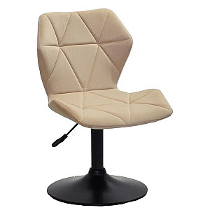 Стілець Onder Mebli Torino BK-BASE Бежевий B-1005 Оксамит