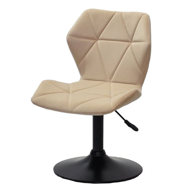 Стілець Onder Mebli Torino BK-BASE Бежевий B-1005 Оксамит-1