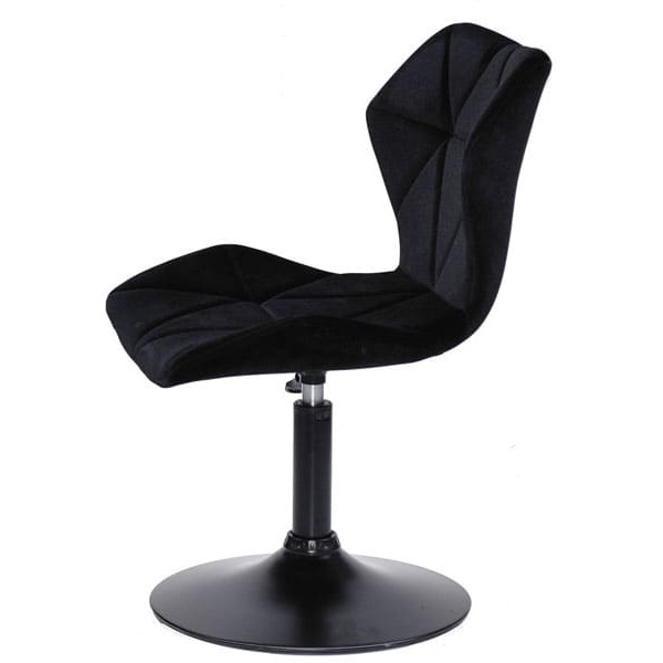 Стілець Onder Mebli Torino BK-BASE Чорний B-1011 Оксамит-1