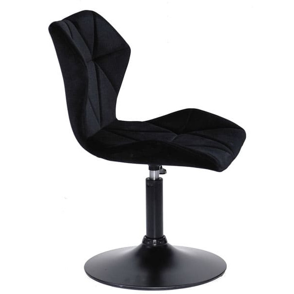 Стілець Onder Mebli Torino BK-BASE Чорний B-1011 Оксамит-0